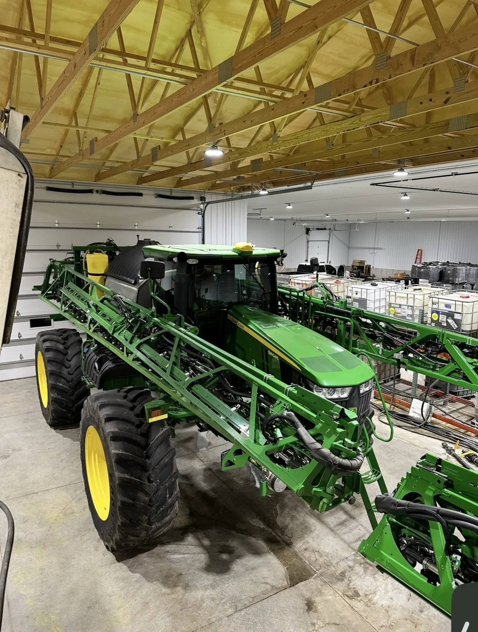 Agricultural equipment window tinting